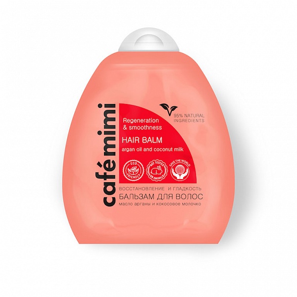 Cafémimi Бальзам для волос &quot;Восстановление и гладкость&quot; Cafemimi (250 мл)