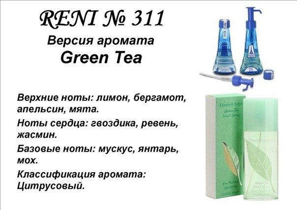 RENI Green Tea (Elizabeth Arden) 100мл