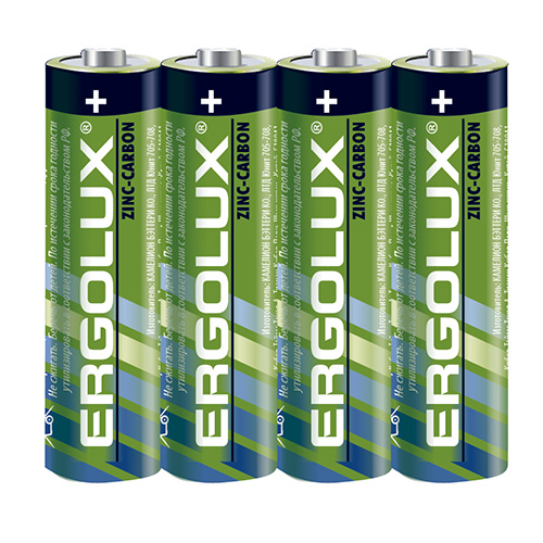 Батарейки AA (пальчиковые) Ergolux R 6, SR4 (R6SR4 батарейка,1.5В)