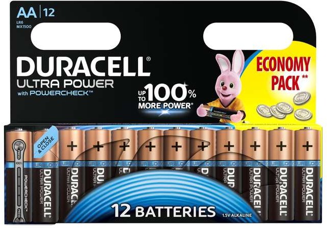 Батарейки DURACELL LR 6-12BL Ultra Power (144)(Цена за 12 шт.)