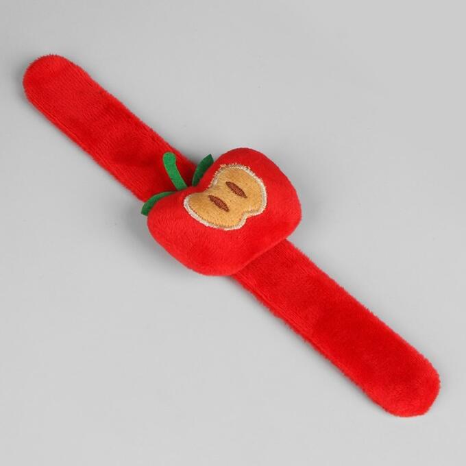 Арт Узор Игольница на браслете «Яблоко», 23 ? 6,5 см, цвет красный