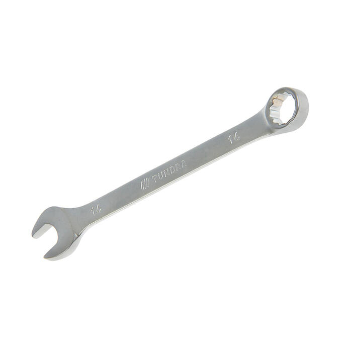 Ключ комбинированный TUNDRA, CrV, матовый, 16 мм