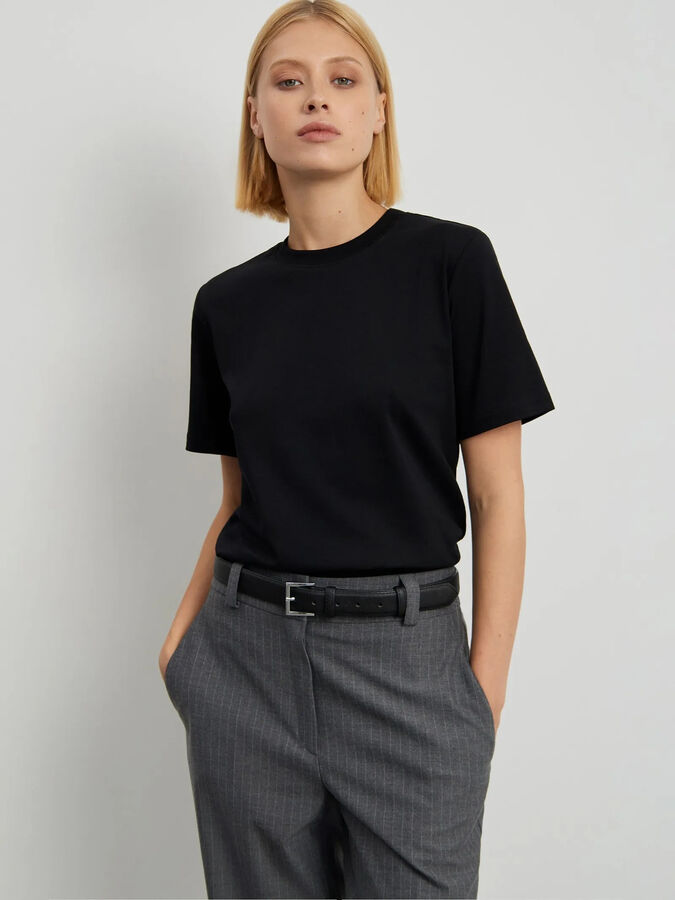 EMKA Футболка однотонная, B3022/blackis