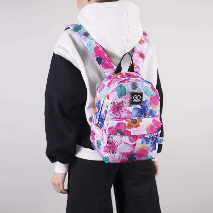 Рюкзак молодёжный, отдел на молнии, наружный карман, цвет разноцветный