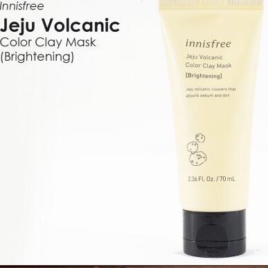 Innisfree Jeju Volcanic Color Clay Mask Brightening Осветляющая маска с витамин С 70мл