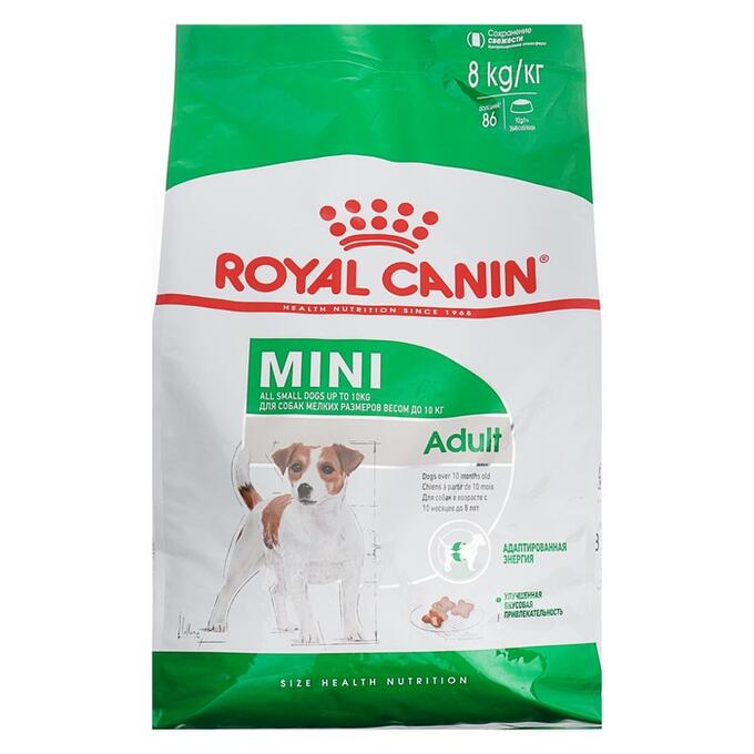 Royal Canin Сухой корм RC Mini Adult для мелких собак, 8 кг