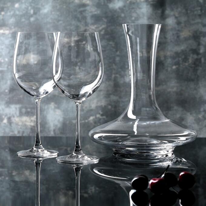 RONA Набор для вина: декантер 1,5 л, 2 бокала для вина 610 мл