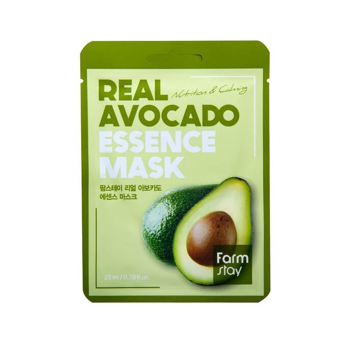 Farm Stay FarmStay Real Avocado Essence Mask Тканевая маска для лица с экстрактом авокадо 23мл