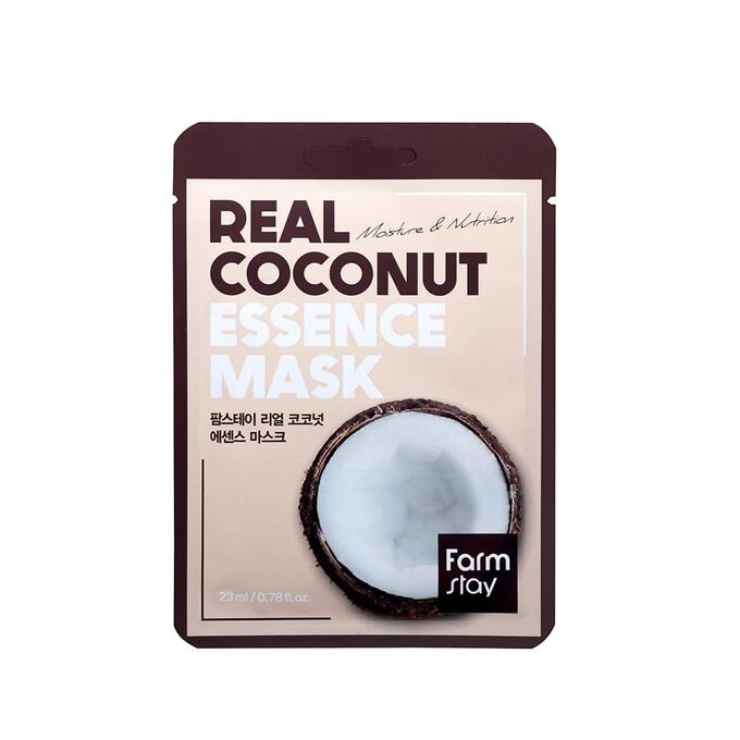 Farm Stay Маска для лица тканевая с экстрактом кокоса Mask Real Coconut Essence, 23 мл