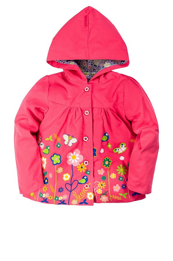 Куртка-ветровка для девочки х/б, цвет. подклад — Bonito на 1-2 года