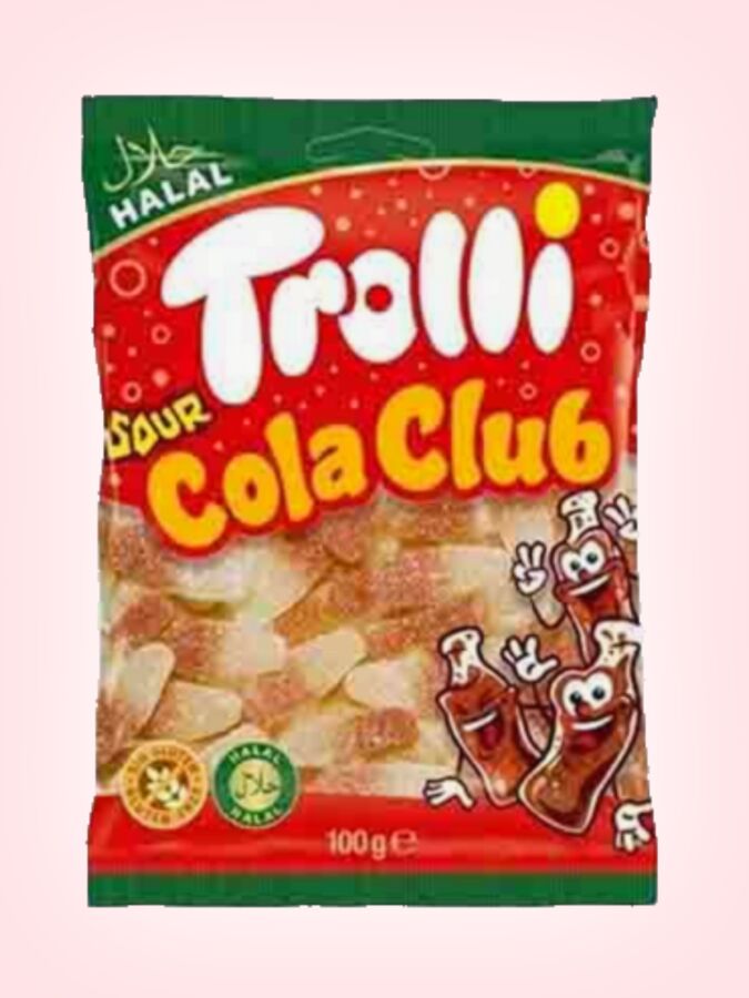 Мармелад Trolli Halal Sour Cola Bottles Кола 100 гр