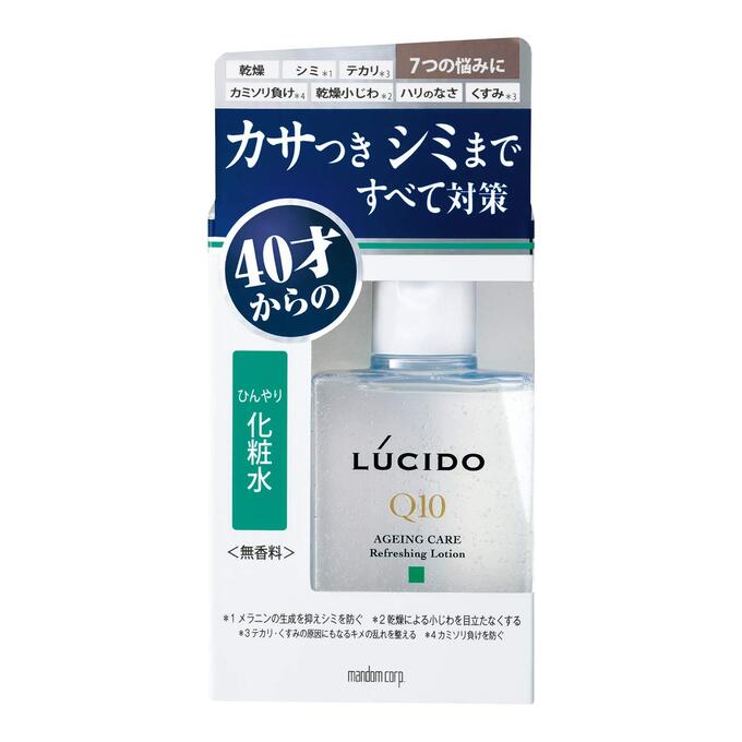 LUCIDO Q10 Aging Care Refreshing Lotion - освежающий лосьон для мужской кожи
