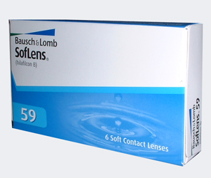 1-мес контактные линзы Soflens 59 +4.0 BC 8.6 (6 линз)