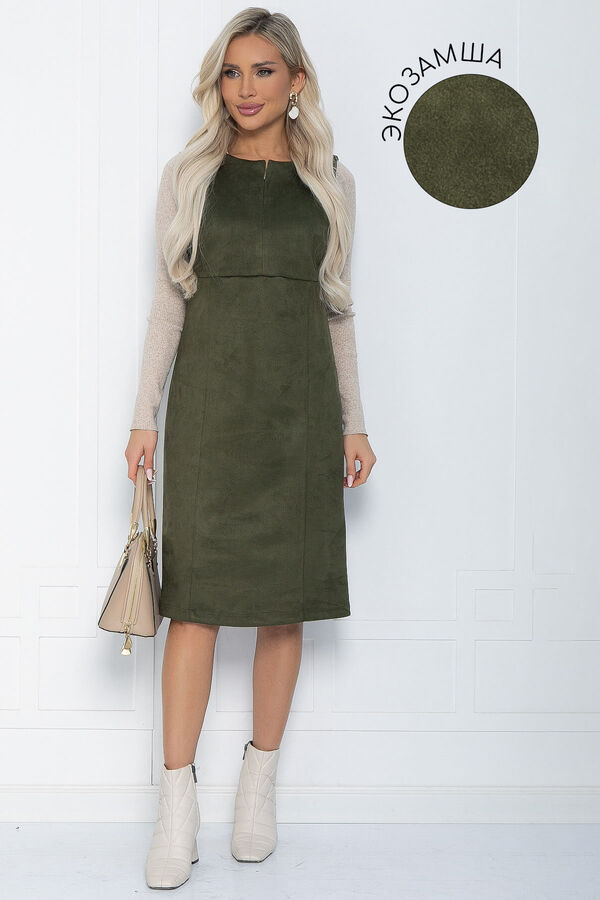 LT Collection Сарафан Калатея (хаки) П12201-25