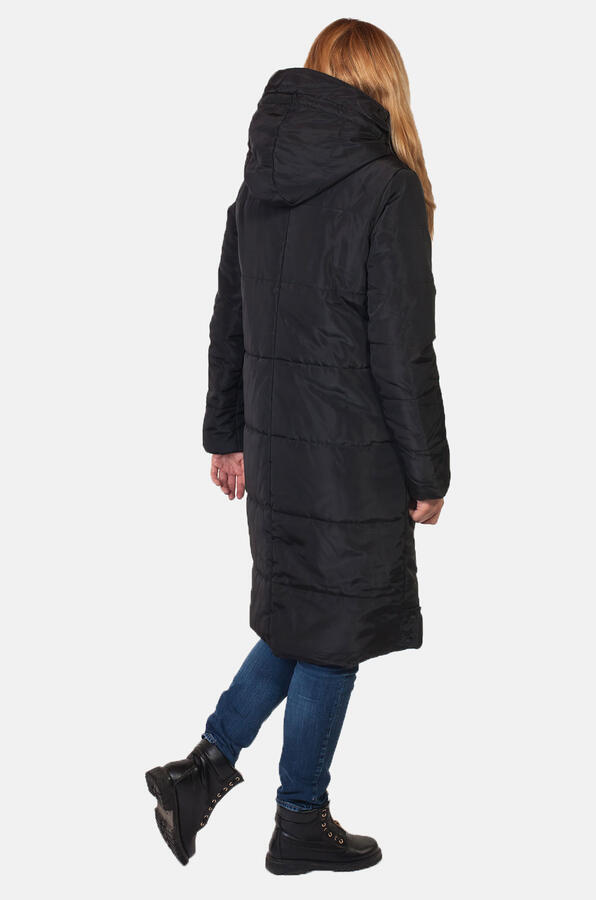 Длинное стеганое женское пальто Review (Австралия). Отпадная модель для межсезонной непогоды! №3960 ОСТАТКИ СЛАДКИ!!!!