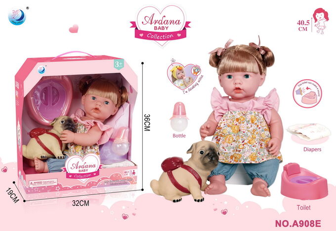 Велосипеды и игрушки Кукла в наборе OBL10237125 A908E (1/12)