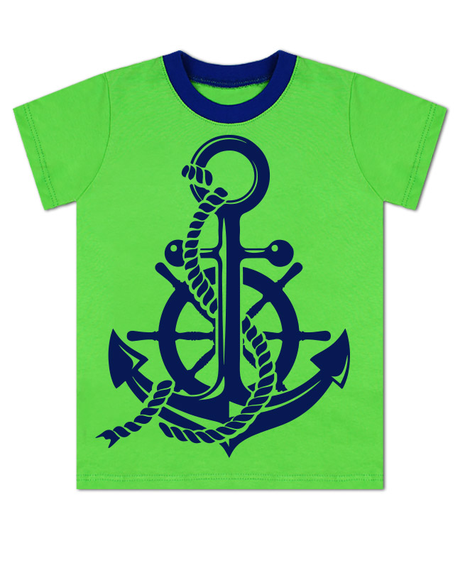 Радуга дети Зелёная футболка для мальчика 80942-МЛС19