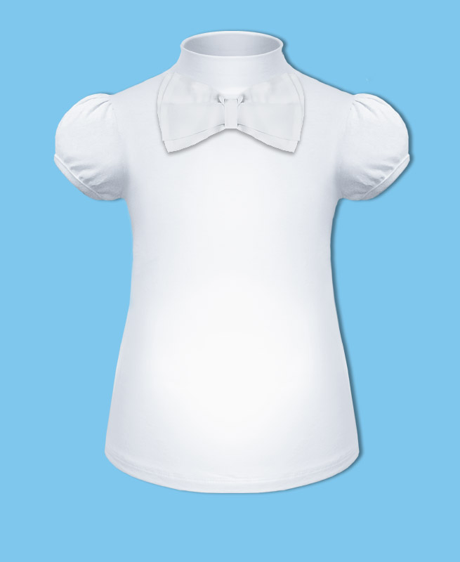 Школьная белая блузка для девочки 5980-ДШ19