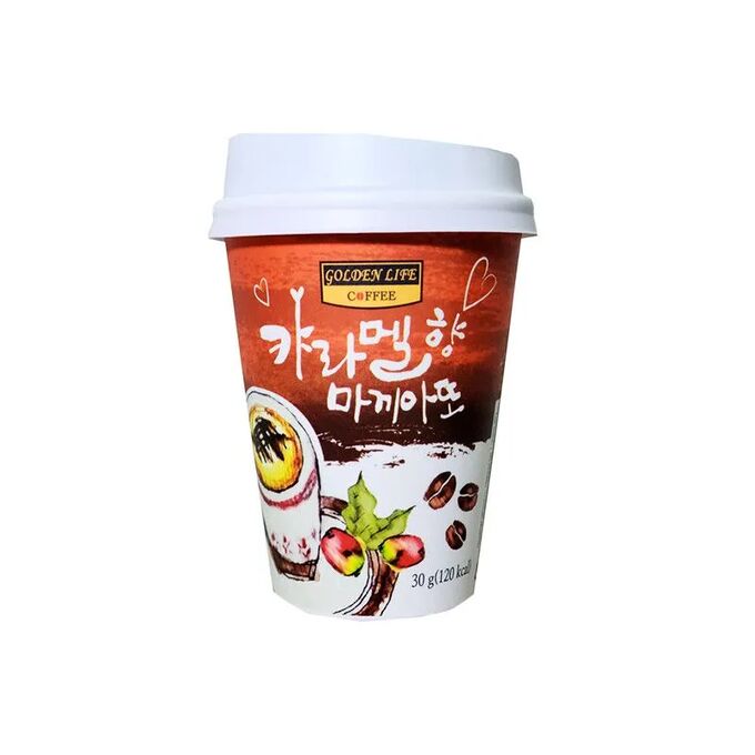 Китайский поставщик Golden Life coffee Кофе быстрорастворимый Карамель Маккиато, 30 г