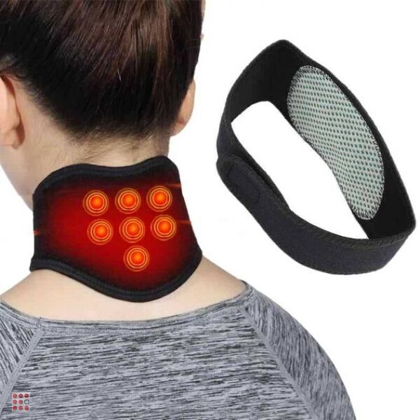 Альфа812 Шейный бандаж с турмалином Self Heating Neck Guard Band