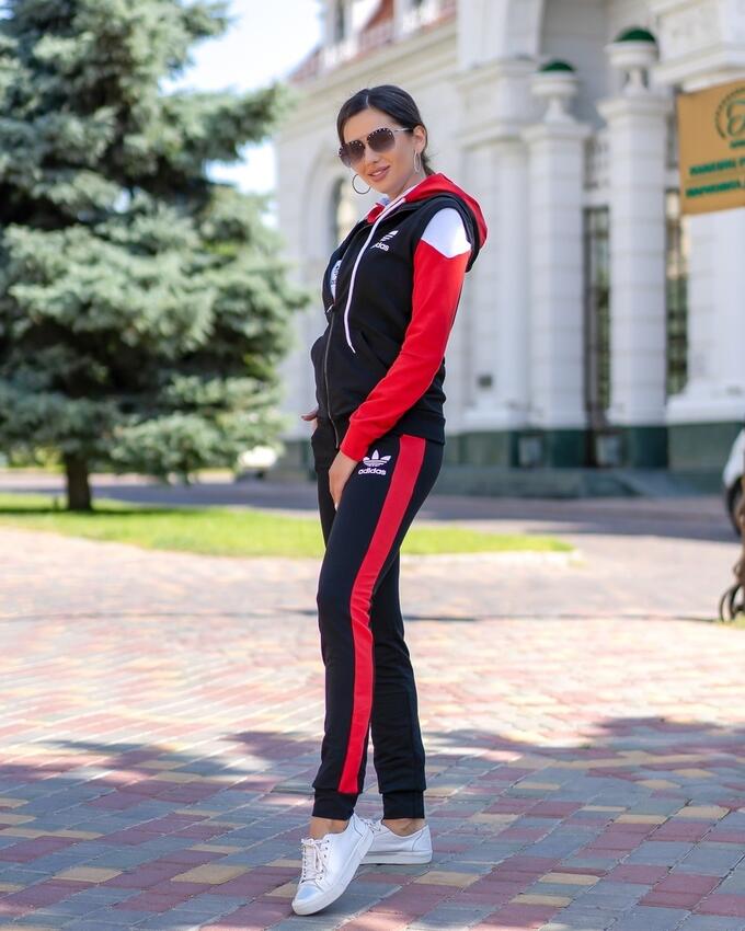 Спортивный костюм тройка женский адидас
