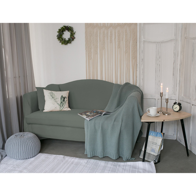 Чехол для мягкой мебели ,4-х местный диван,наволочка 40*40 см в ПОДАРОК,серый
