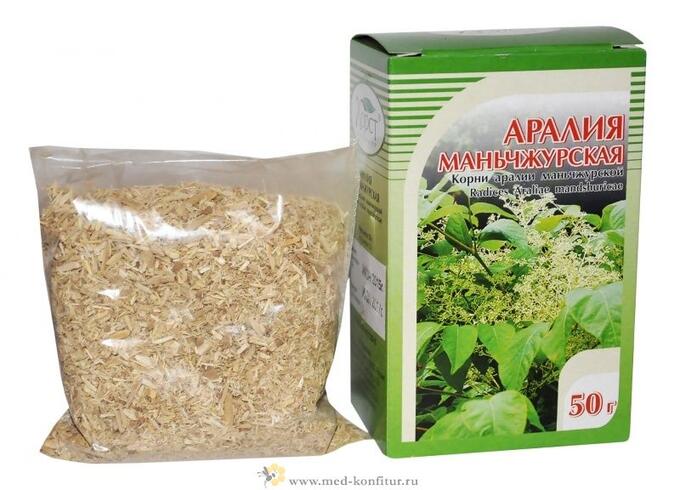 Мёд и конфитюр Аралия маньчжурская, корни 50 гр