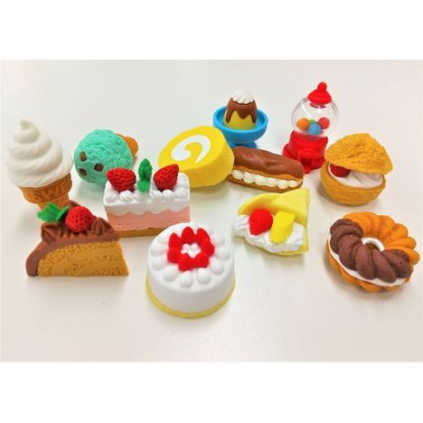 Iwako стирательная резинка сладости  в упак. 3 шт