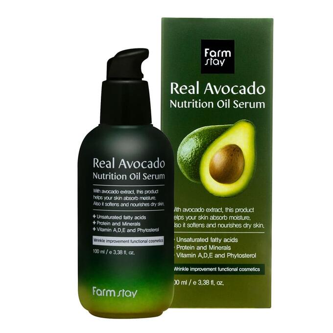 Farm Stay Питательная сыворотка с экстрактом авокадо Real Avocado Nutrition Oil Serum, 100 мл