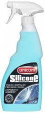 UNICUM  Silicone спрей Средство-полироль для стекол, зеркал и пластика