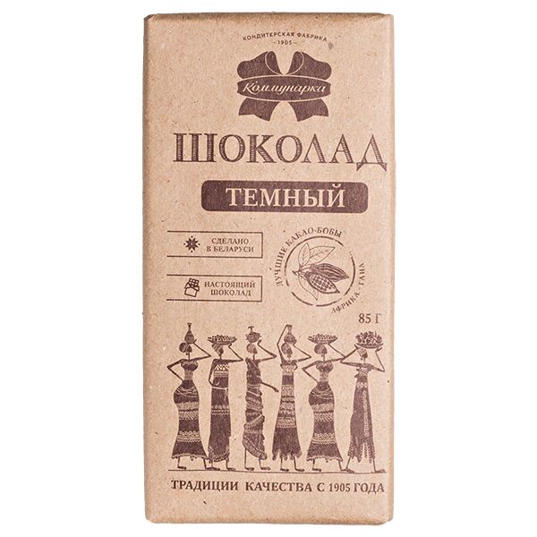 Шоколад Коммунарка Темный Крафт 85 г 1/20