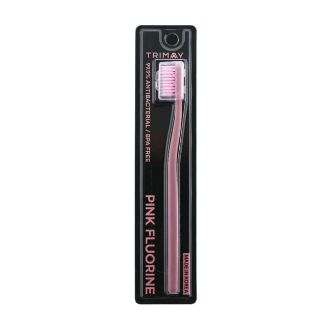 Trimay Зубная щетка с фтором Pink Fluorine Toothbrush