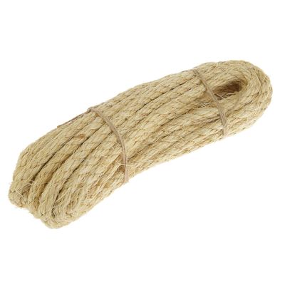 Верёвка сизалевая кручёная 10 мм (10 м)