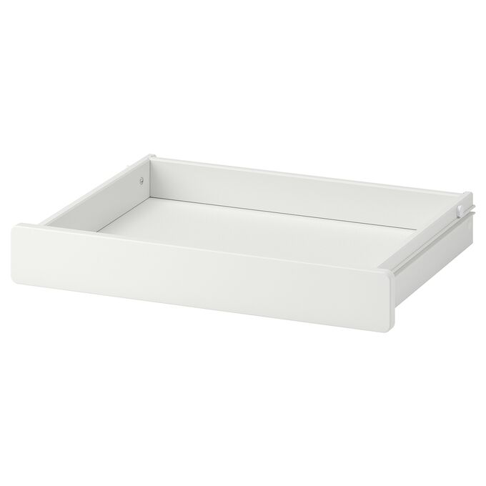 IKEA РЕЛЯТОР, выдвижной ящик, белый, 50x36x8 см