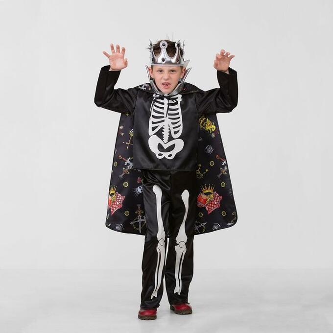 Карнавальный костюм «Кощей Бессмертный сказочный», сатин, размер 36, рост 146 см