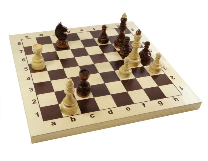 Игра настольная &quot;Шахматы Гроссмейстерские&quot; деревянные (поле 43см х 43см)