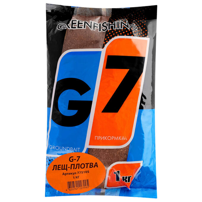 Прикормка Greenfishing «G-7 ЛЕЩ-ПЛОТВА» 1 кг