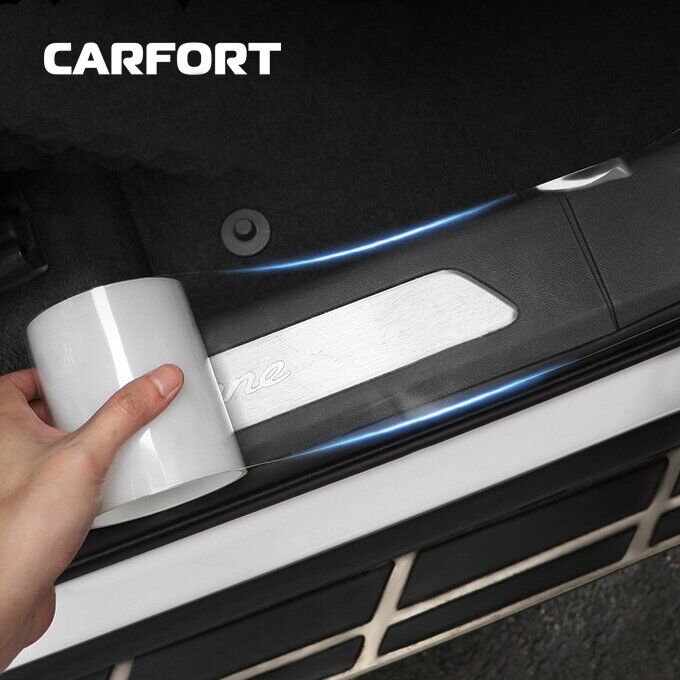 Пленка защитная Carfort Crystal Armor, для дверей и порогов, 7см x 3м, прозрачаня, арт. CR7030