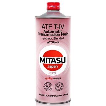 Масло трансмиссионное Mitasu ATF T-IV, полусинтетическое, для АКПП Toyota, 1л, арт. MJ-324/1