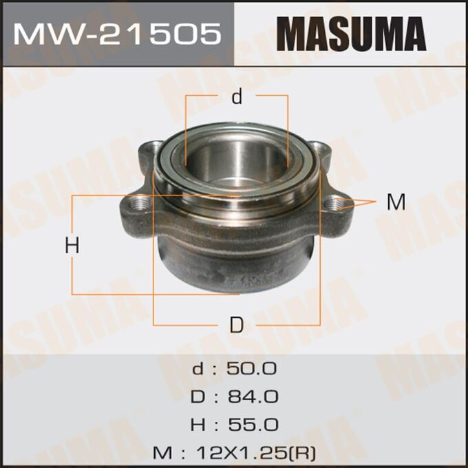Ступичный подшипник запрессованный MASUMA
