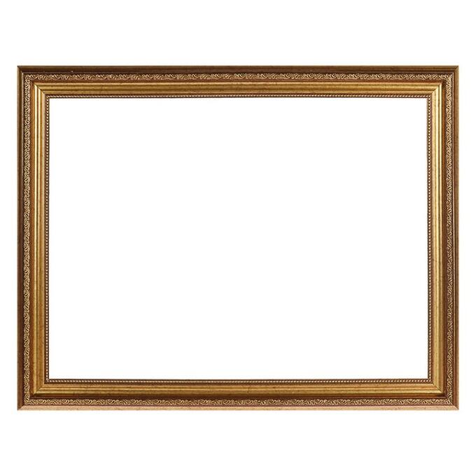 Calligrata Рама для картин (зеркал) 30 х 40 х 3.3 см, пластиковая, Dorothy золотая