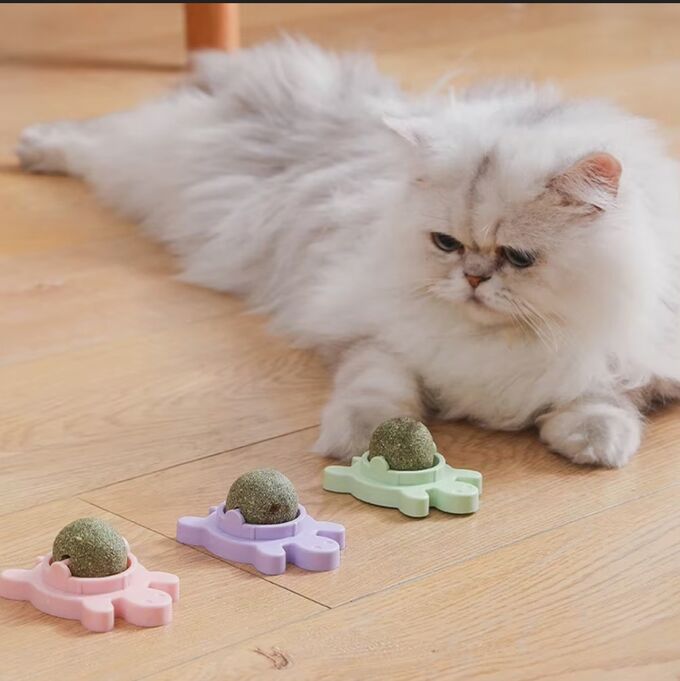 Лаванда декор Игрушка для кошек Черепашка с кошачьей мятой