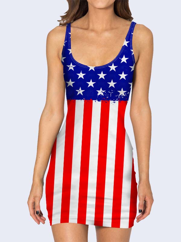 Vilno 3D платье Флаг Соединенных Штатов Америки