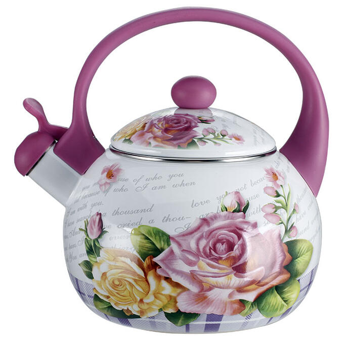 Чайник  2,5 л со свистком EM-25101/35 &quot;Чайная роза&quot;
