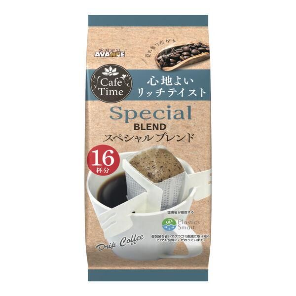AGF Avence Кофе молотый, дрип-пакет Cafe Time &quot;Особая смесь&quot; 6г*16 шт.