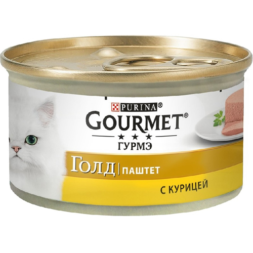 Gourmet Gold конс 85гр д/кош Паштет с курицей (1/12)