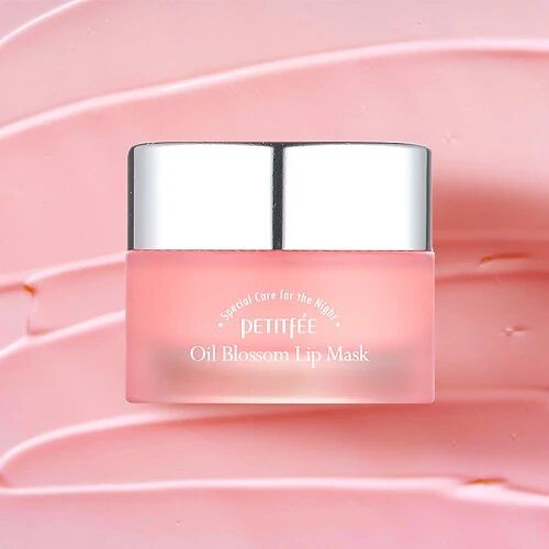 Petitfee Oil Blossom Lip Mask Ночная маска для губ с маслом камелии