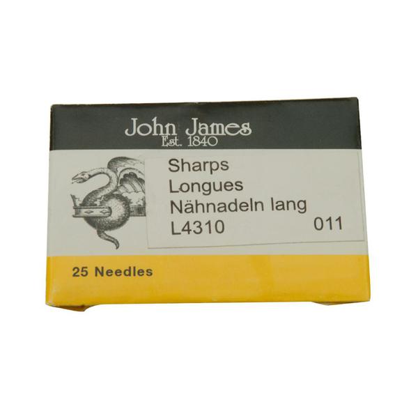 Иглы бисерные, 31мм, John James, Sharps №11, набор 25 шт.
