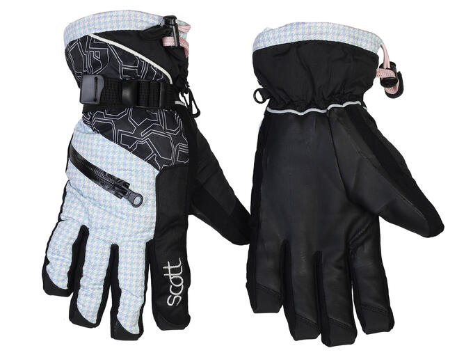 Крутые горнолыжные перчатки Scott – не продуваются, не мокнут, запястье с фиксатором №342