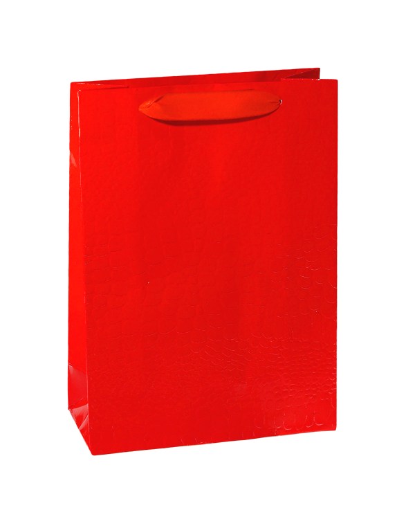 PRO GIFT Пакет бумажный &quot;Кайман&quot; красный 32х26х10см ВК 452-А-32  ВЭД